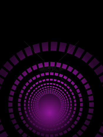 矢量紫色渐变圆环背景