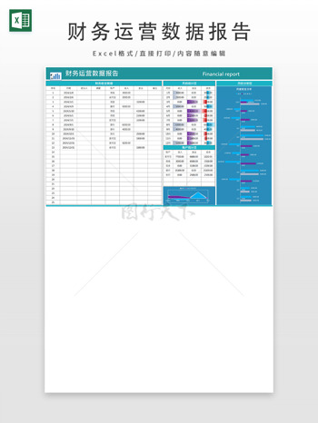 財務(wù)運營數(shù)據(jù)報告表