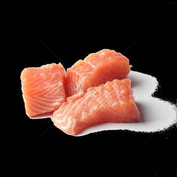 新鮮干凈的海鮮水產(chǎn)三文魚(yú)塊