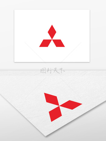  三菱汽车标志 cdr 矢量文件 汽车logo