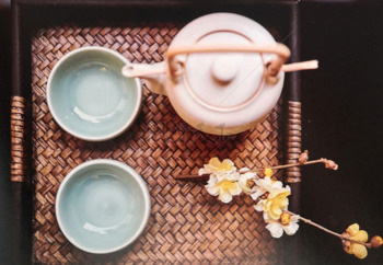 传统中式  室内家居照片 配图小图插头底图背景图  一壶两杯 喝茶空间